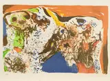 Asger Jorn, La fête des morts, 1969, Farblithografie auf RIVES (Wasserzeichen)