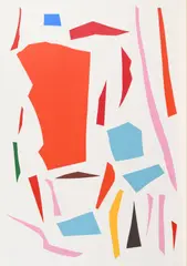 Messerschnitte by Imi Knoebel, 1993, Farbserigrafie auf Karton, sold Apr 2018