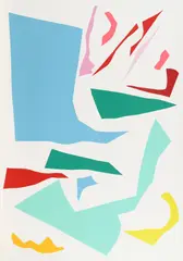 Messerschnitte by Imi Knoebel, 1993, Farbserigrafie auf Karton, sold Apr 2018