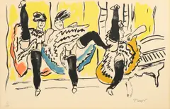Moulin Rouge by Fernand Léger, Farblithografie auf ARCHES (Wasserzeichen), sold Apr 2018