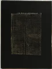Hommage à Fontana by Heinz Mack, 1973, Serigrafie und Prägedruck auf Papier, sold Sep 2018