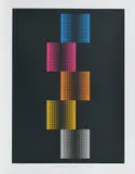 Almir Mavignier, Ohne Titel, 1971, Farbserigrafie auf leichtem Karton