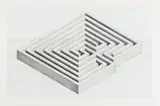Rune Mields, Auktion 414, Los 814, 1980, Bleistiftzeichnung auf dünnem grünen perforierten Papier (Druckerpapier)