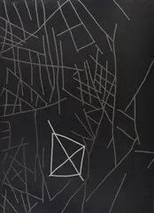 Rune Mields, Auktion 411, Los 217, 1982, Aquatec auf Leinwand