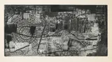 Louise Nevelson, Reflected Cathedral, Aquatintaradierung auf BFK RIVES (Wasserzeichen)