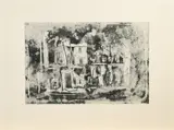 Louise Nevelson, Ancient City, Aquatintaradierung auf RIVES (Wasserzeichen)