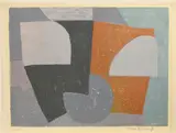 Serge Poliakoff, Composition grise, rouge et verte