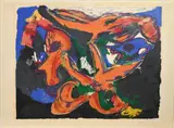 Ohne Titel by Karel Appel, 1959, Farblithografie auf Velin, sold Apr 2018