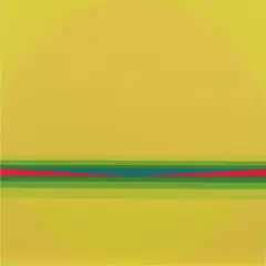 Pulsar gelb by Lothar Quinte, 1970, Farbserigrafie auf Karton, sold Jun 2018