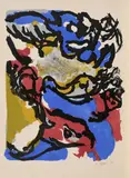 Ohne Titel by Karel Appel, 1958, Farblithografie auf ARCHES (Wasserzeichen), sold Jun 2018