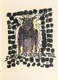 Jean Paul Riopelle, Hibou X, 1970, Farblithografie auf BFK RIVES (Wasserzeichen)