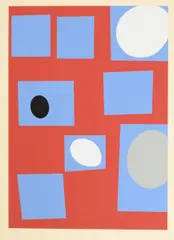 Ohne Titel by Jean Arp, Farbserigrafie auf Velin, sold Aug 2018