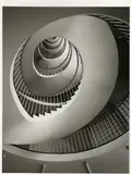 Karl Hugo Schmölz, Wassermann. Haus Arag (Düsseldorf). Treppenhaus, 1955, Vintage. Gelatinesilberabzug