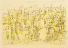 Cairo by Eduard Bargheer, 1966, Farblithografie auf Velin, sold Aug 2018