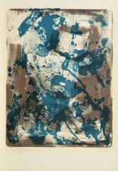 Oldenburg II by Fred Thieler, 1963, Farblithografie auf Velin, sold Oct 2018