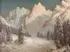 Max Nordt, Fresh Snow, Oil on canvas