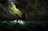 Toon Koster, Stormy Seas, Oil on canvas
