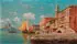 Ferdinando Salvani, Riva Degli Schiavoni, Oil on artist board