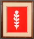 Henri Matisse, Palme Blanche Sur Fond Rouge, Color serigraph
