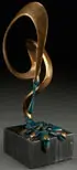 Tom Bennett, An Abstract Splatter, Bronze