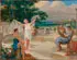 Carl Olson, A Frolicking Muse, Oil on canvas