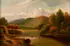 Scottish Highlands Landscape with Loch by British School, Oil on canvas, offered Apr 2013
