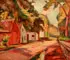 Edgar Nye, Street Scene with Houses