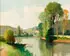 Georges Robin, La Sevre Nantaige, Oil on canvas
