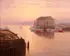 Joseph M. Arentz, Sunrise Over the Inlet, Oil on canvas