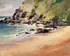 Margaret Wills, Seal Rocks, Oil on board
