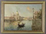 Nicholas P. Briganti, Grand Canal, Oil on canvas