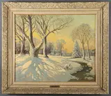 Alexander Dzigurski, Winter Landscape