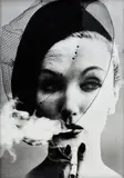 William Klein, Smoke + Veil, Paris (Vogue), 1958, Gelatin silver print, printed later, mounted
