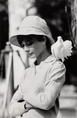 Audrey Hepburn with Dove, St. Tropez by Terry O'Neill, 1967, Gelatin silver print, printed later, sold Nov 2024