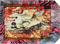 I'll Write Whenever I Can, Koobi Fora, Lake Rudolf, Kenya by Peter Beard, 1965, Unique Polaroid print with ink, executed later, sold Nov 2024