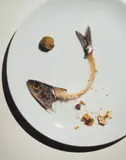 Irving Penn, Fish Bones on a Plate, New York