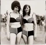 Diane Arbus, Two girls in matching bathing suits, Coney Island, N.Y., 1967, Gelatin silver print, printed later by Neil Selkirk