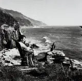 Hunter S. Thompson, Self Portrait, Big Sur, circa 1960s, Gelatin silver print, printed later, mounted