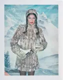 Ellen von Unwerth, Winter Wonderland, Laetitia Casta, Paris, 1996, Unique Polaroid Type 100 print