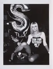 Ellen von Unwerth, Can You Afford Me? Paris Hilton, Los Angeles, 2004, Unique Polaroid Type 100 print