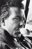 Helmut Newton, Mickey Rourke as Private Eye in "Angel Heart", New York, 1986, Gelatin silver print