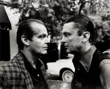 Helmut Newton, Jack Nicholson and Bob Evans, The Two Jakes That Never Were, Beverly Hills, 1985, Gelatin silver print
