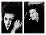 Helmut Newton, Selected Images of Ava Gardner, London, 1984, Two gelatin silver prints