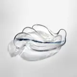 Émile Gallé, Rare 'Coquille marine' vide-poche, circa 1889, Internally decorated, applied and carved crystal