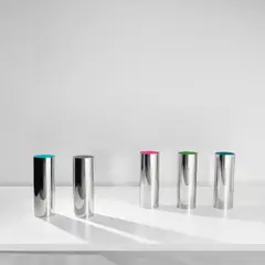 Custom '103 consoles' by Martin Szekely, 2006, Stainless steel, lacquered acrylic, sold May 2024
