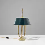 Émile-Jacques Ruhlmann, 'Bouillotte' table lamp, model no. 3048 AR/3342 NR