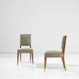 Émile-Jacques Ruhlmann, Pair of chairs, model no. 27 NR