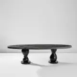 'Salome' dining table by Elizabeth Garouste and Mattia Bonetti, 1999, Patinated bronze, Scagliola, sold May 2024