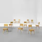 Carlo De Carli, Set of ten chairs, model no. 634
