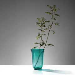 Large vase by Seguso, circa 1949, Corroso coloured glass, sold Nov 2024